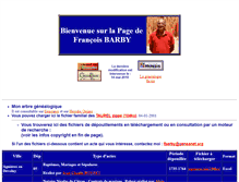 Tablet Screenshot of fbarby.lagenealogie.org